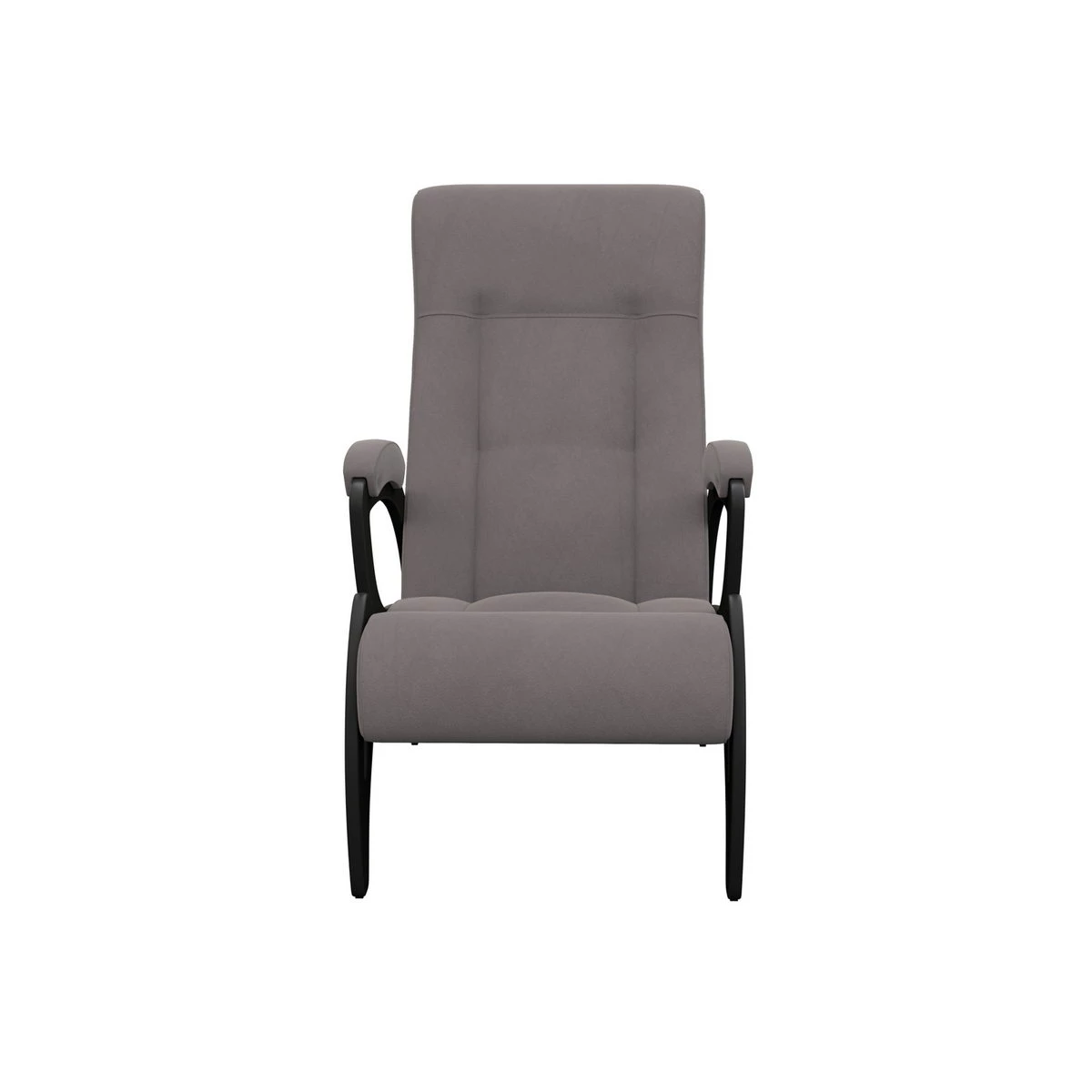 Кресло для отдыха Модель 51 (Импэкс). Цвет каркаса: Венге; Цвет обивки: Verona Antrazite Grey