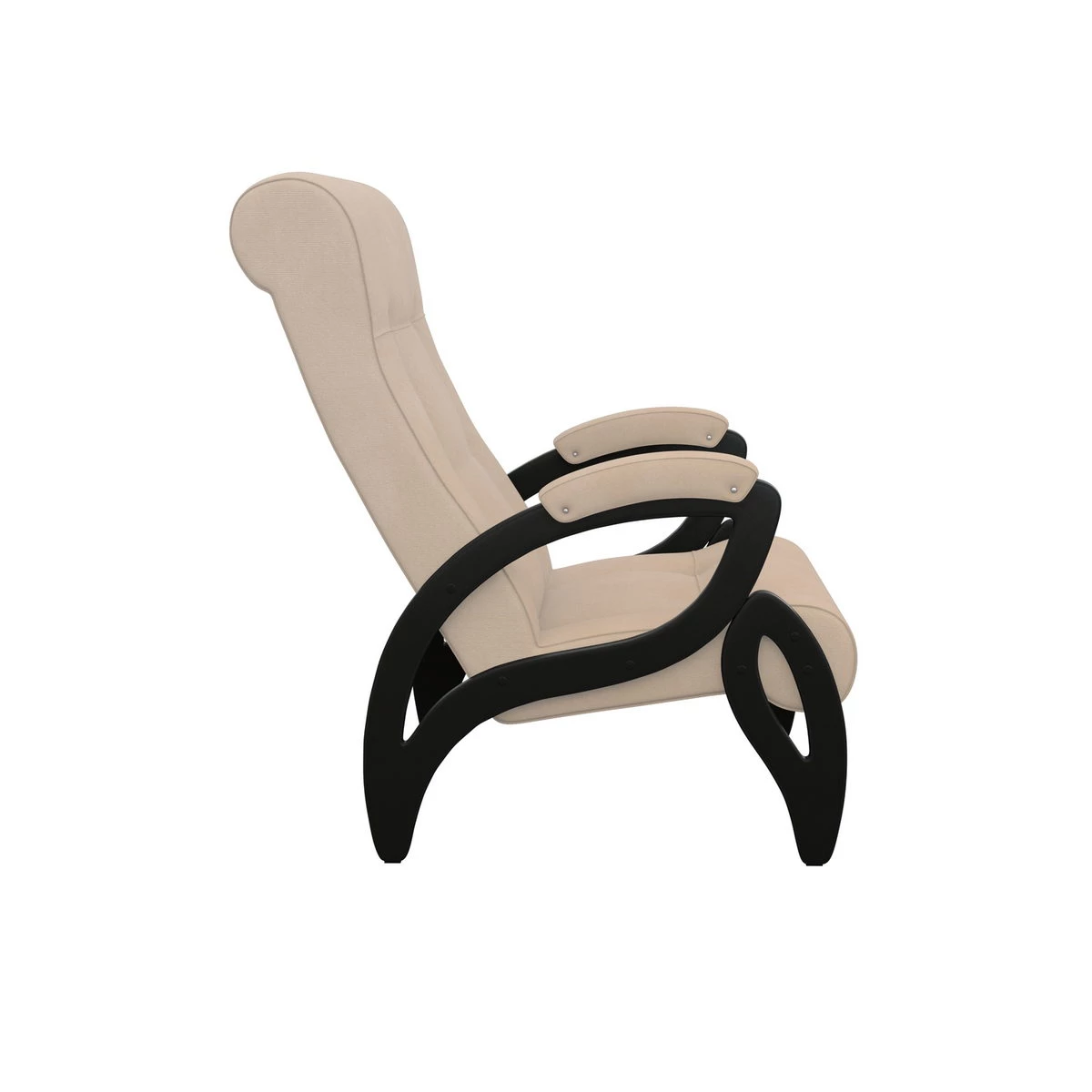 Кресло для отдыха Модель 51 (Импэкс). Цвет каркаса: Венге; Цвет обивки: Verona Vanilla