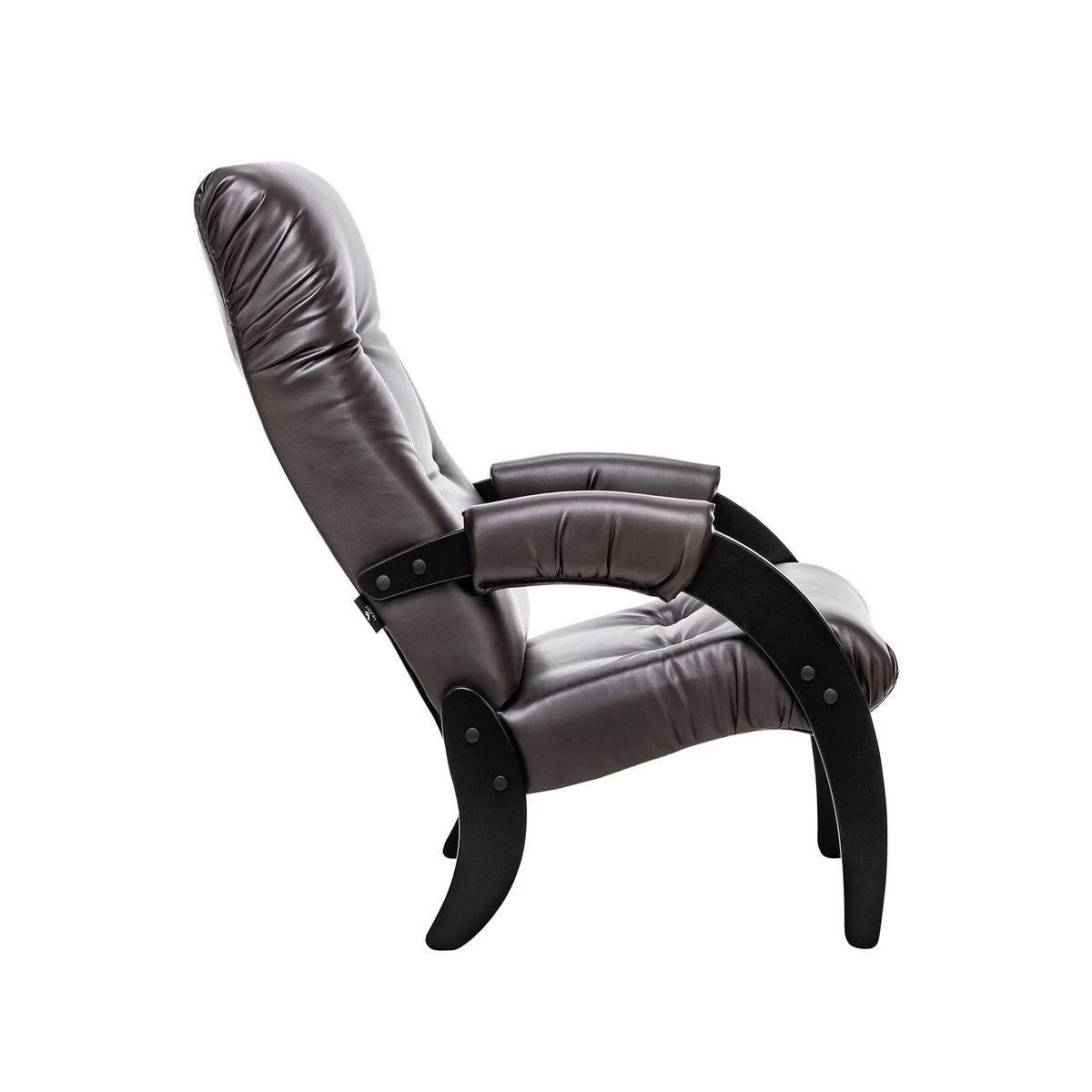 Кресло для отдыха Модель 61 (Импэкс). Цвет каркаса: Венге; Цвет обивки: Eva 1