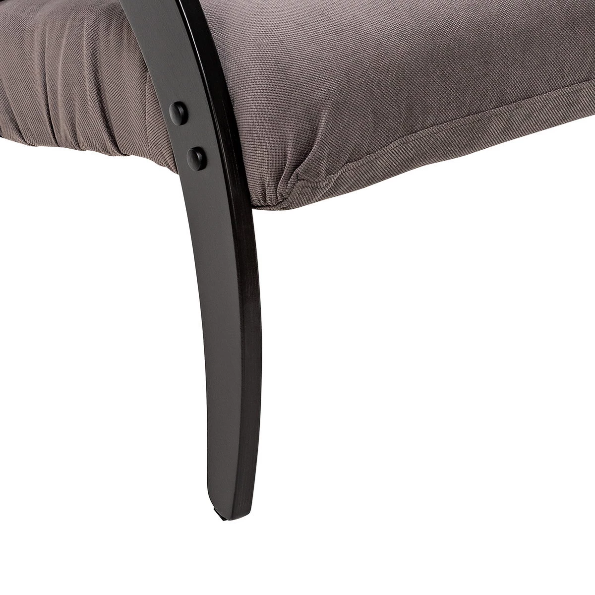 Кресло для отдыха Модель 61 (Импэкс). Цвет каркаса: Венге; Цвет обивки: Verona Antrazite Grey