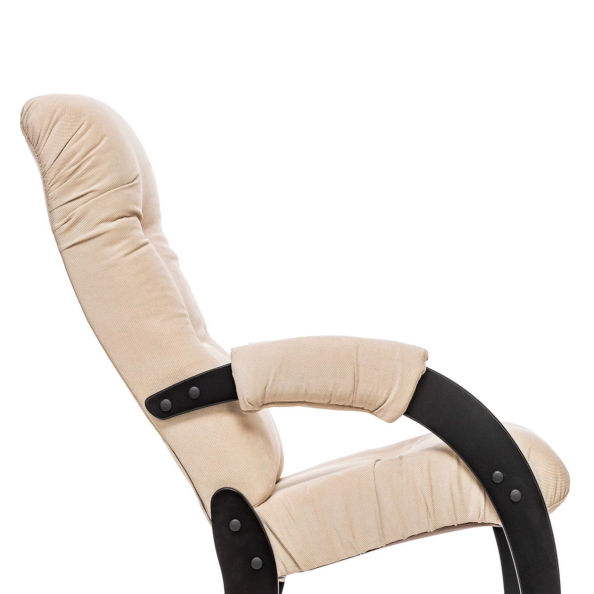Кресло для отдыха Модель 61 (Импэкс). Цвет каркаса: Венге; Цвет обивки: Verona Vanilla