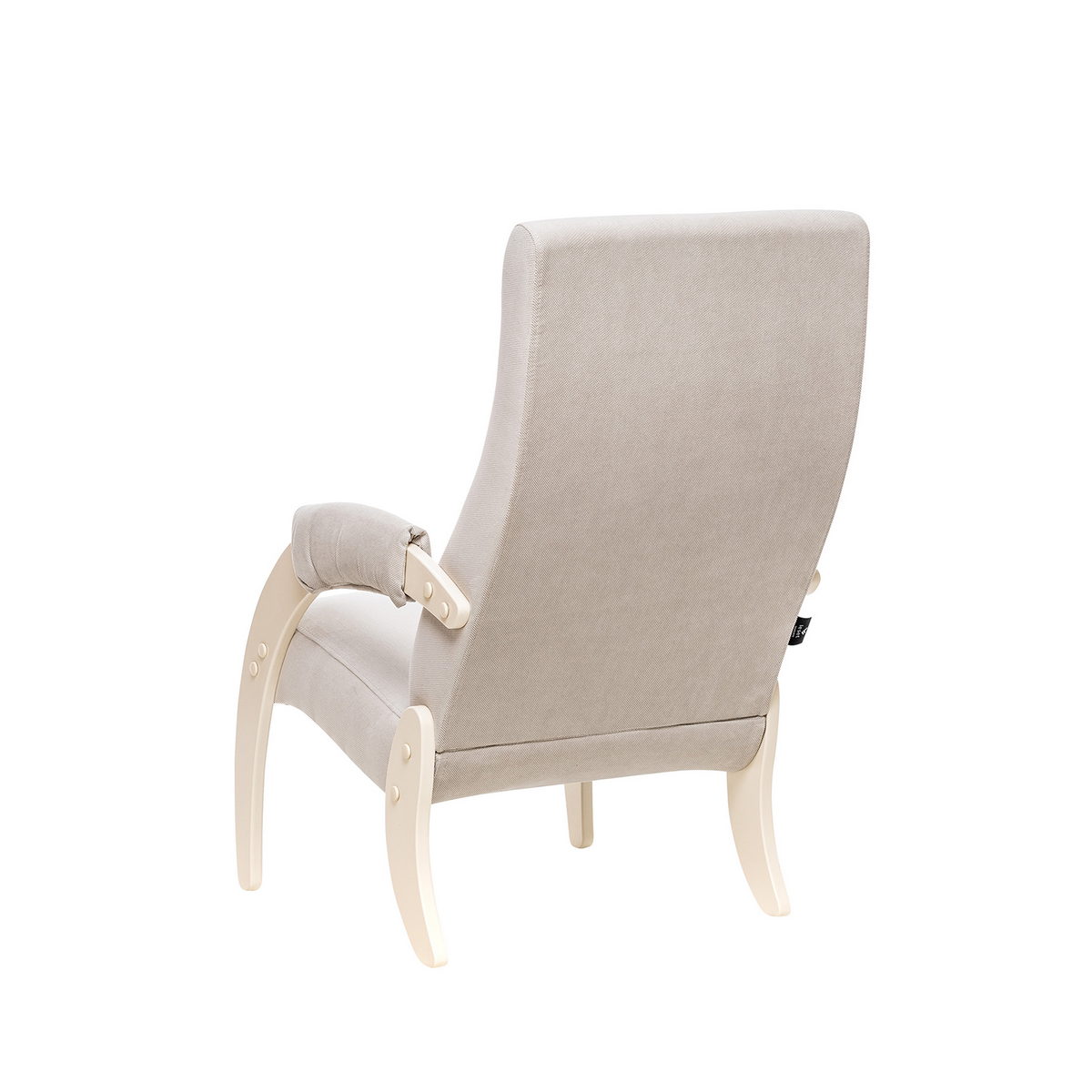 Кресло для отдыха Модель 61М (Импэкс). Цвет каркаса: Дуб шампань; Цвет обивки: Verona Light Grey