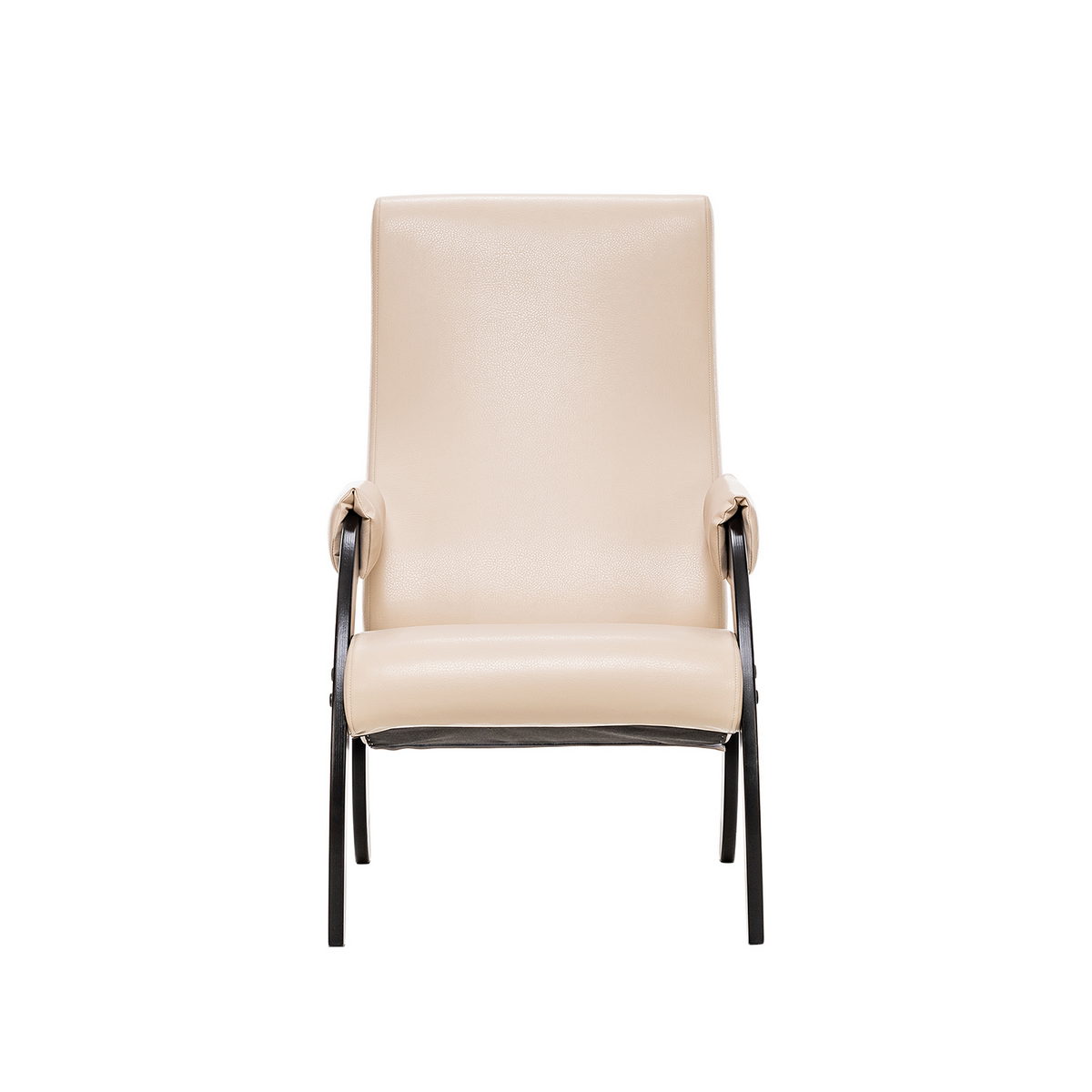 Кресло для отдыха Модель 61М (Импэкс). Цвет каркаса: Венге; Цвет обивки: Polaris Beige