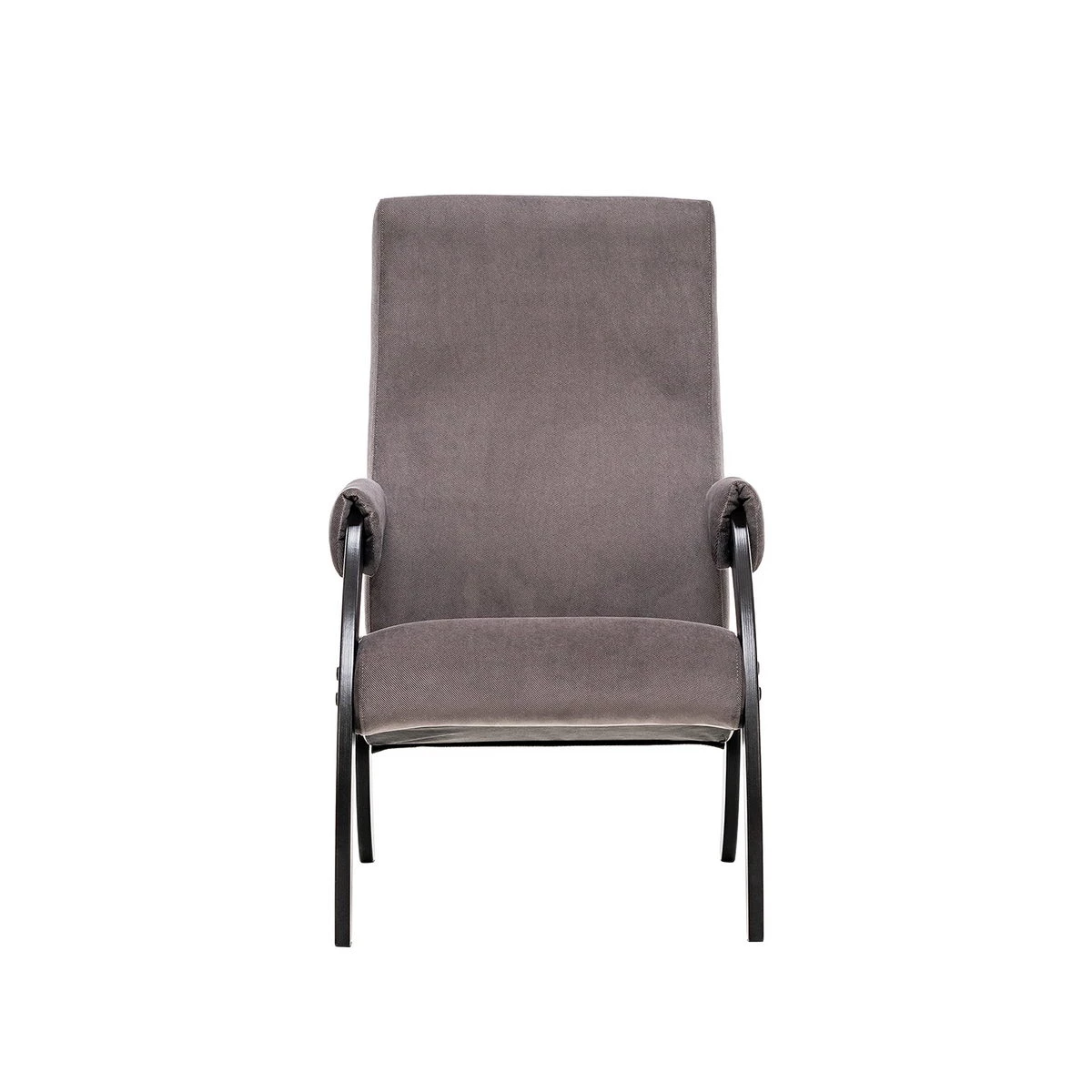Кресло для отдыха Модель 61М (Импэкс). Цвет каркаса: Венге; Цвет обивки: Verona Antrazite Grey