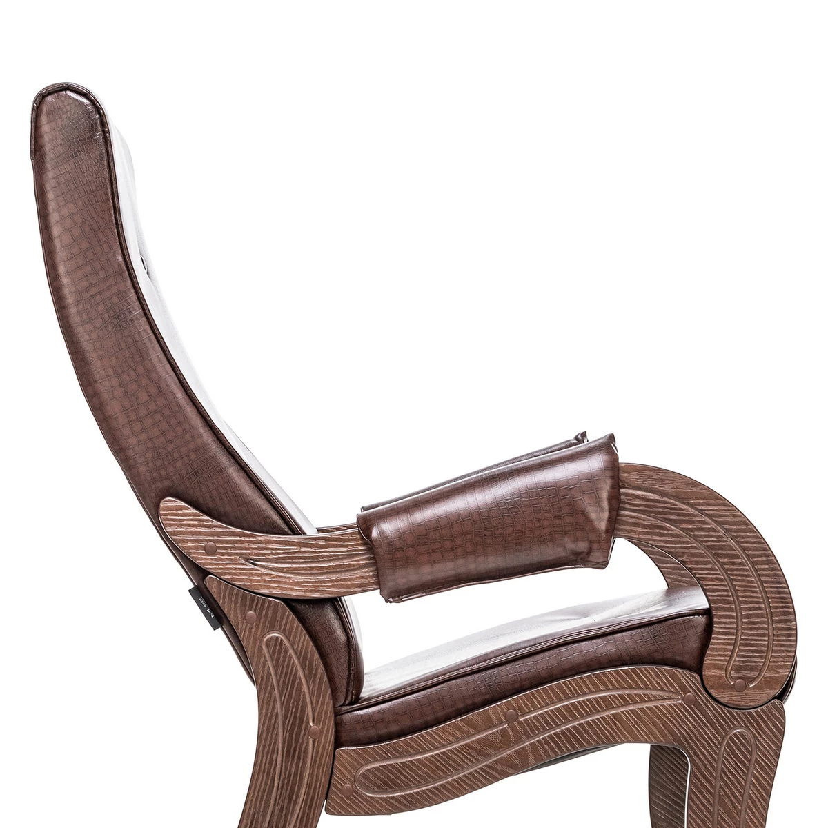 Кресло для отдыха Модель 701 (Импэкс). Цвет каркаса: Орех антик; Цвет обивки: Antik crocodile