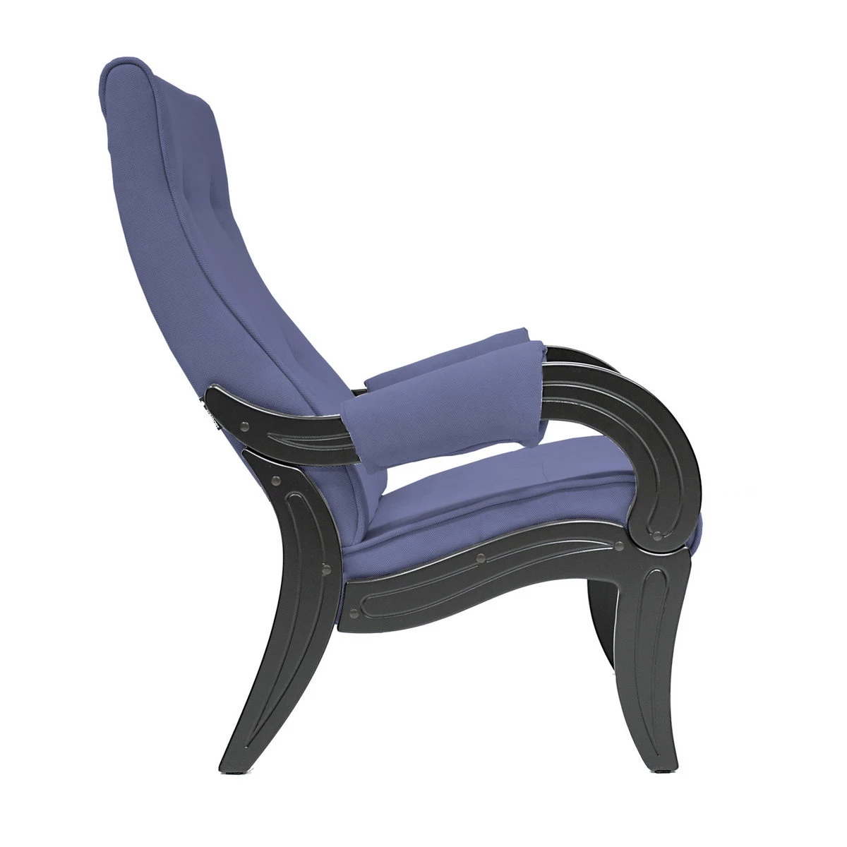 Кресло для отдыха Модель 701 (Импэкс). Цвет каркаса: Венге; Цвет обивки: Verona Denim Blue