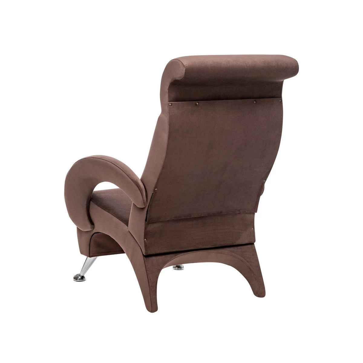 Кресло для отдыха Модель 9-К (Импэкс). Цвет обивки: Maxx 235; Цвет ножек: Хром