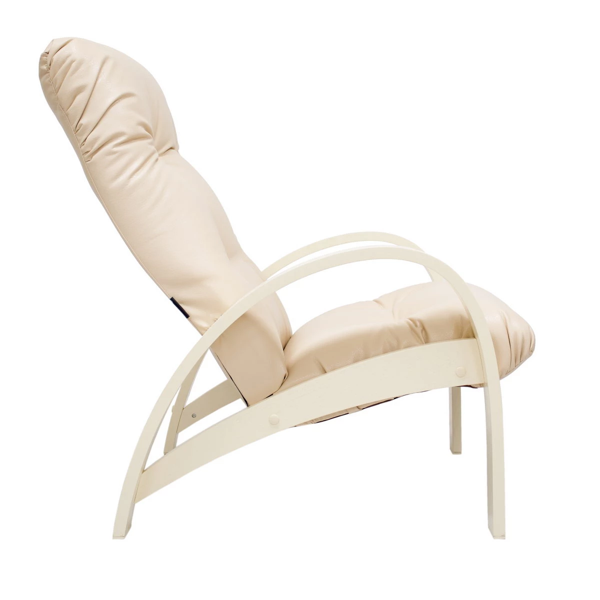 Кресло для отдыха Модель S7 (Импэкс). Цвет каркаса: Дуб шампань; Цвет обивки: Polaris Beige
