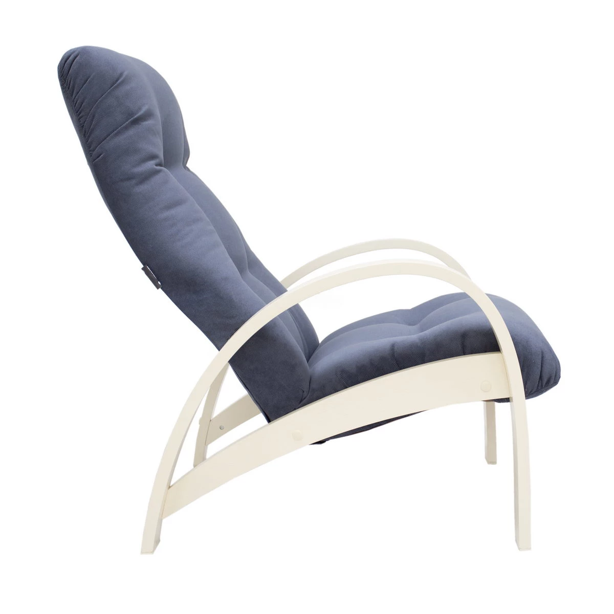 Кресло для отдыха Модель S7 (Импэкс). Цвет каркаса: Дуб шампань; Цвет обивки: Verona Denim Blue