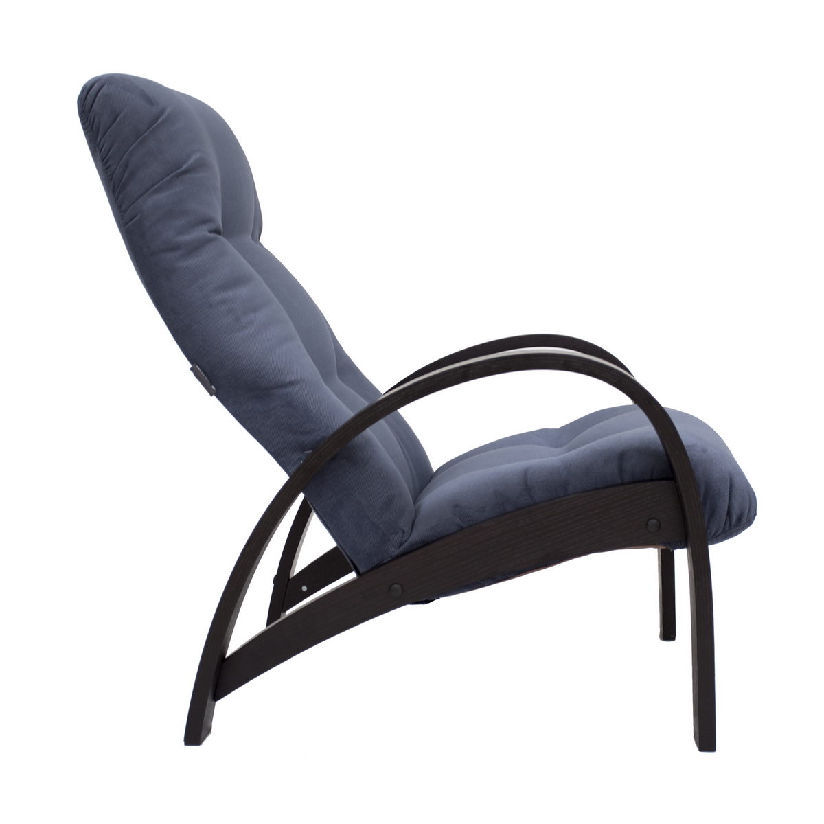 Кресло для отдыха Модель S7 (Импэкс). Цвет каркаса: Венге; Цвет обивки: Verona Denim Blue