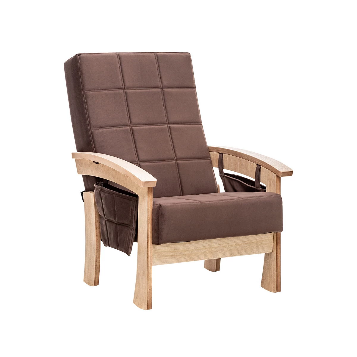 Кресло для отдыха Нордик (Импэкс). Цвет каркаса: Дуб шпон; Цвет обивки: Maxx 235