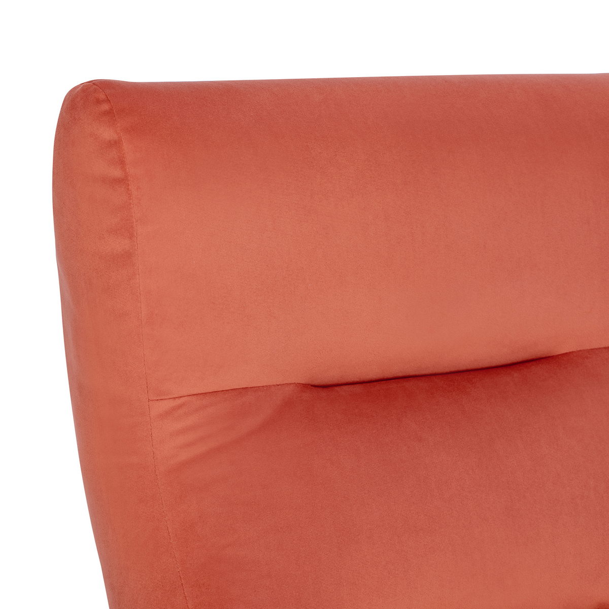 Кресло-качалка Leset Милано (Импэкс). Цвет каркаса: Венге текстура; Цвет обивки: V39 оранжевый
