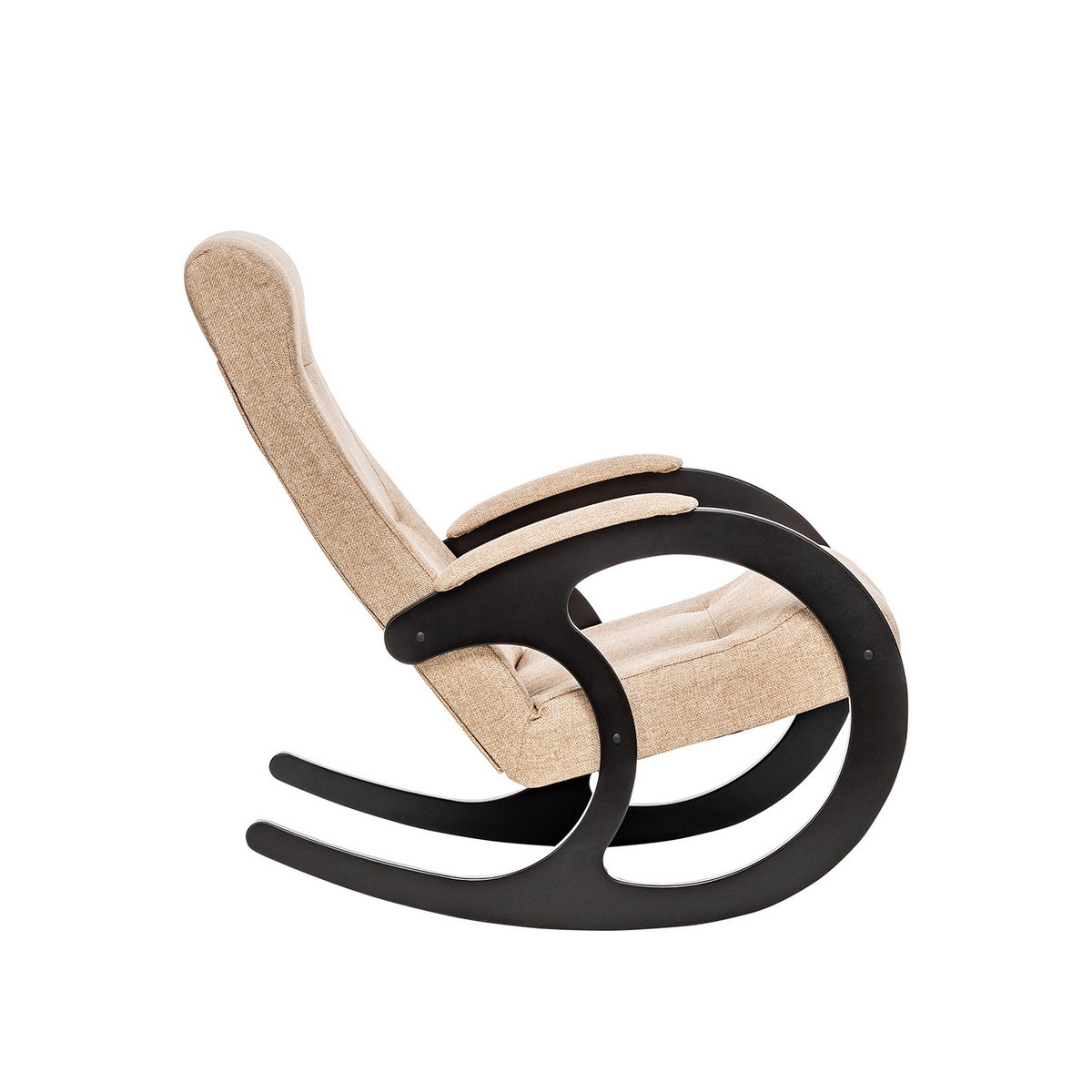 Кресло-качалка Модель 3 (Импэкс). Цвет каркаса: Венге; Цвет обивки: Malta 03 А