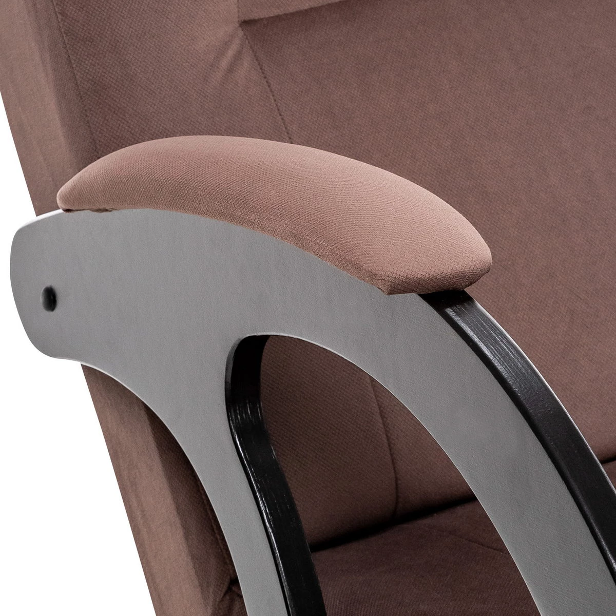 Кресло-качалка Модель 3 (Импэкс). Цвет каркаса: Венге; Цвет обивки: Maxx 235