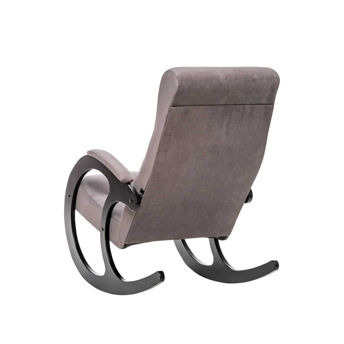 Кресло-качалка Модель 3 (Импэкс). Цвет каркаса: Венге; Цвет обивки: Verona Antrazite Grey