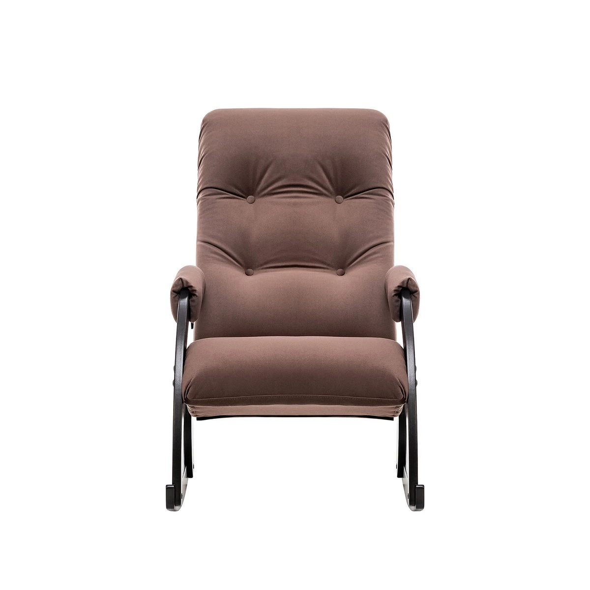 Кресло-качалка Модель 67 (Импэкс). Цвет каркаса: Венге; Цвет обивки: Maxx 235