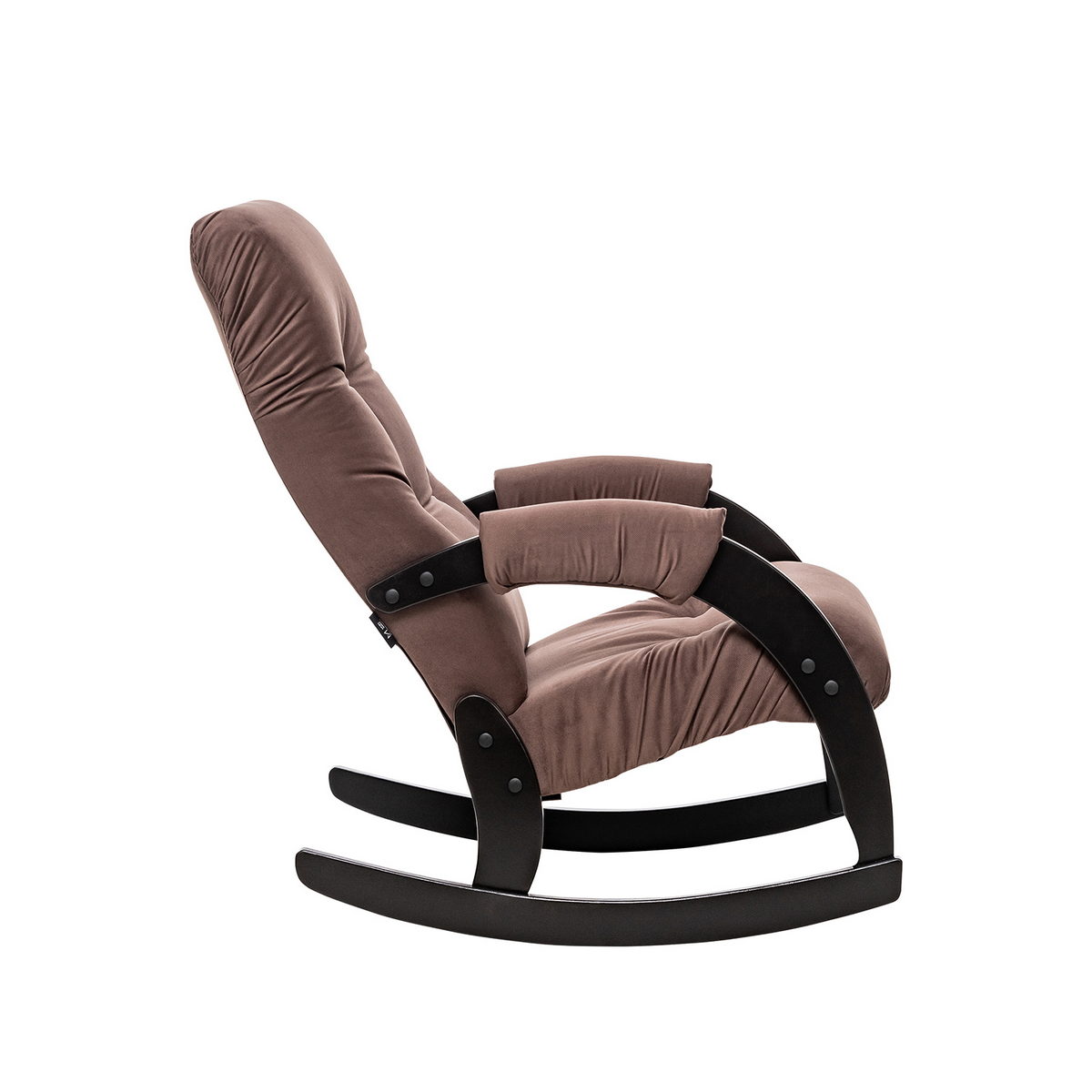 Кресло-качалка Модель 67 (Импэкс). Цвет каркаса: Венге; Цвет обивки: Maxx 235