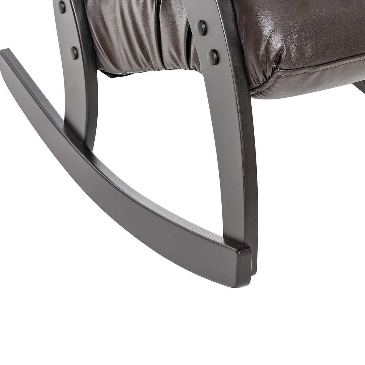 Кресло-качалка Модель 67 (Импэкс). Цвет каркаса: Венге; Цвет обивки: Oregon perlamutr 120
