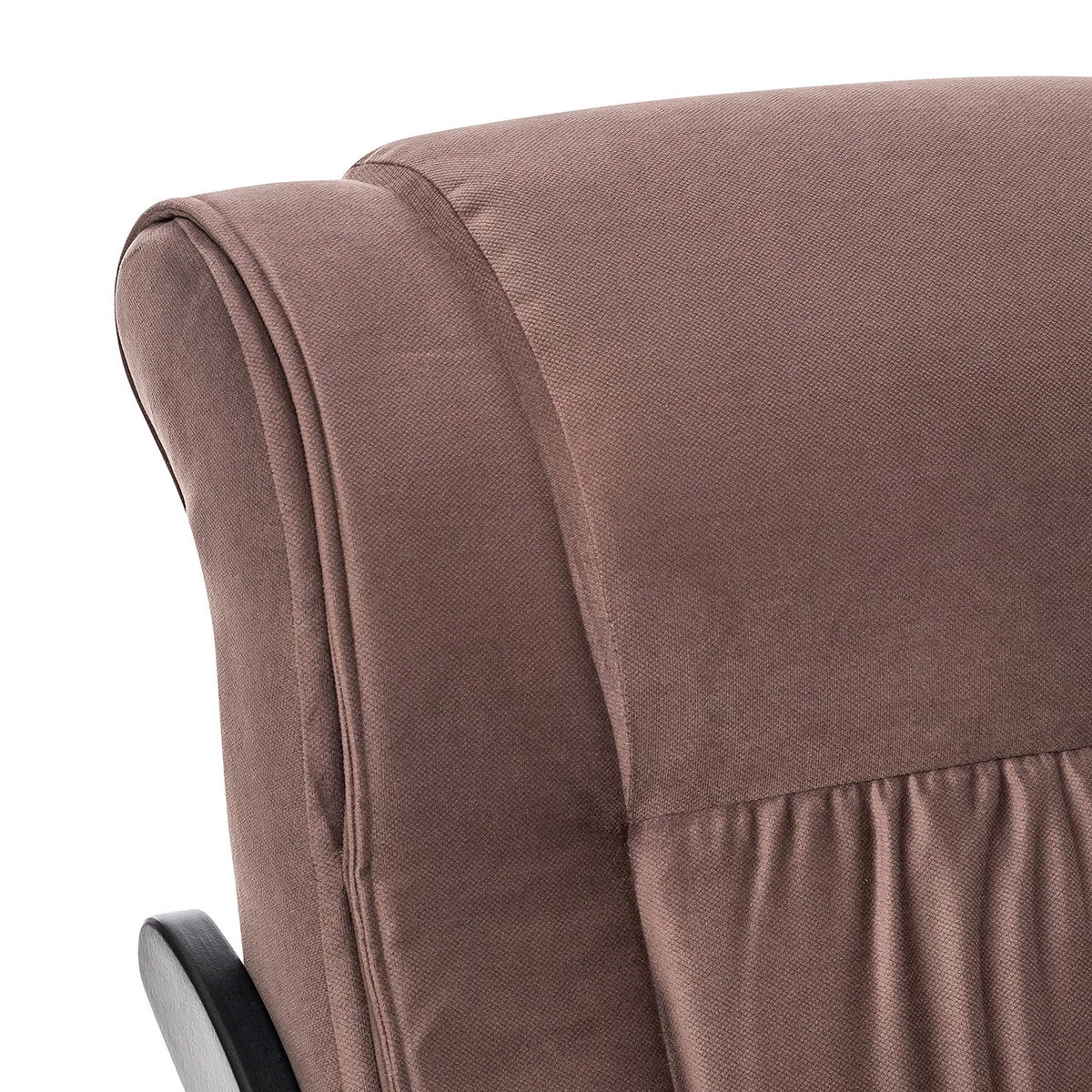 Кресло-качалка Модель 77 (Импэкс). Цвет каркаса: Венге; Цвет обивки: Maxx 235