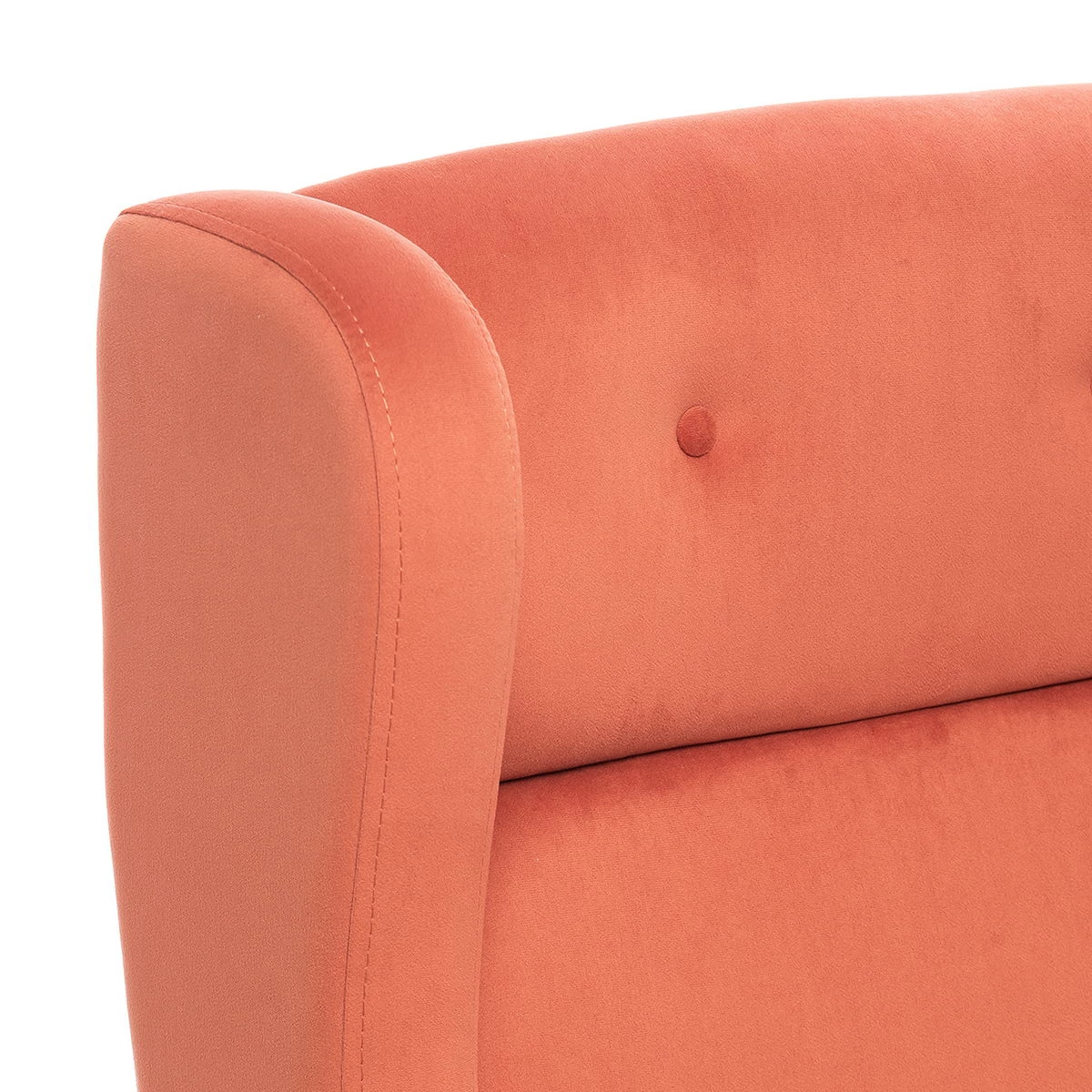 Кресло Leset Галант (Импэкс). Цвет обивки: V39 оранжевый; Цвет ножек: Венге