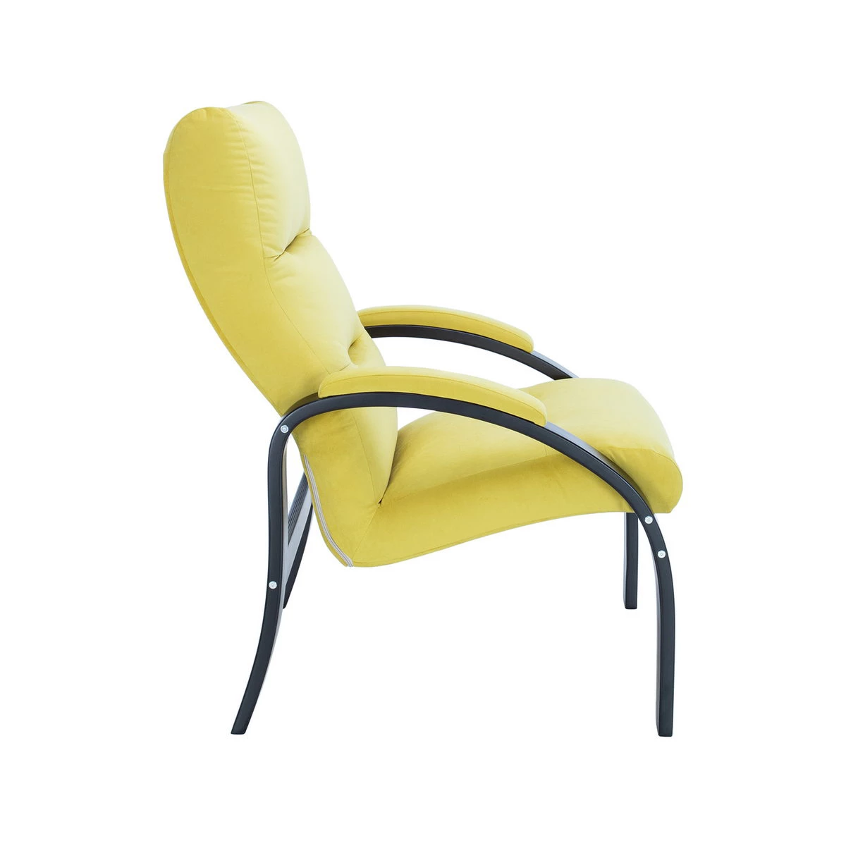 Кресло Leset Лион (Импэкс). Цвет каркаса: Венге; Цвет обивки: V28 желтый