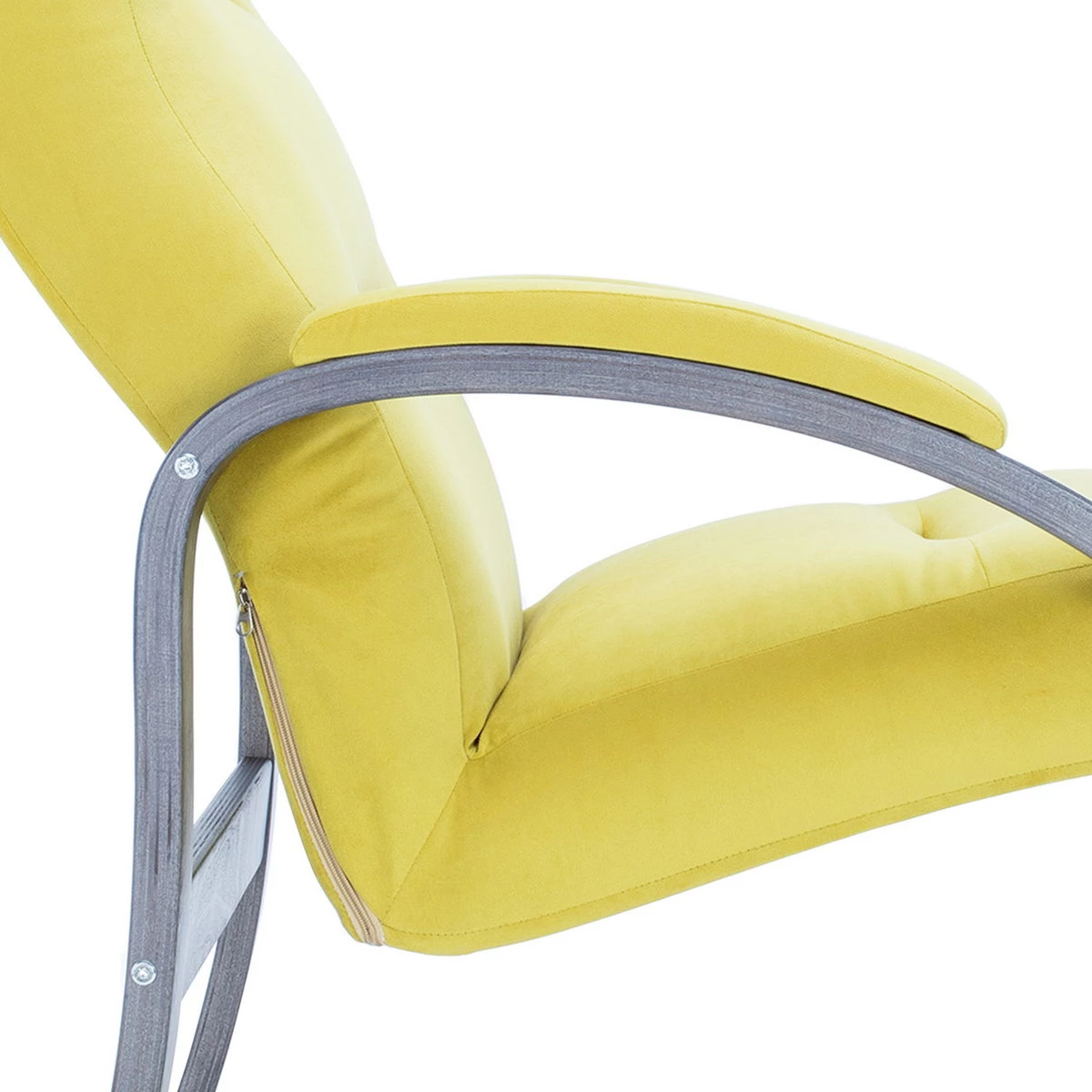 Кресло Leset Лион (Импэкс). Цвет каркаса: Венге текстура; Цвет обивки: V28 желтый