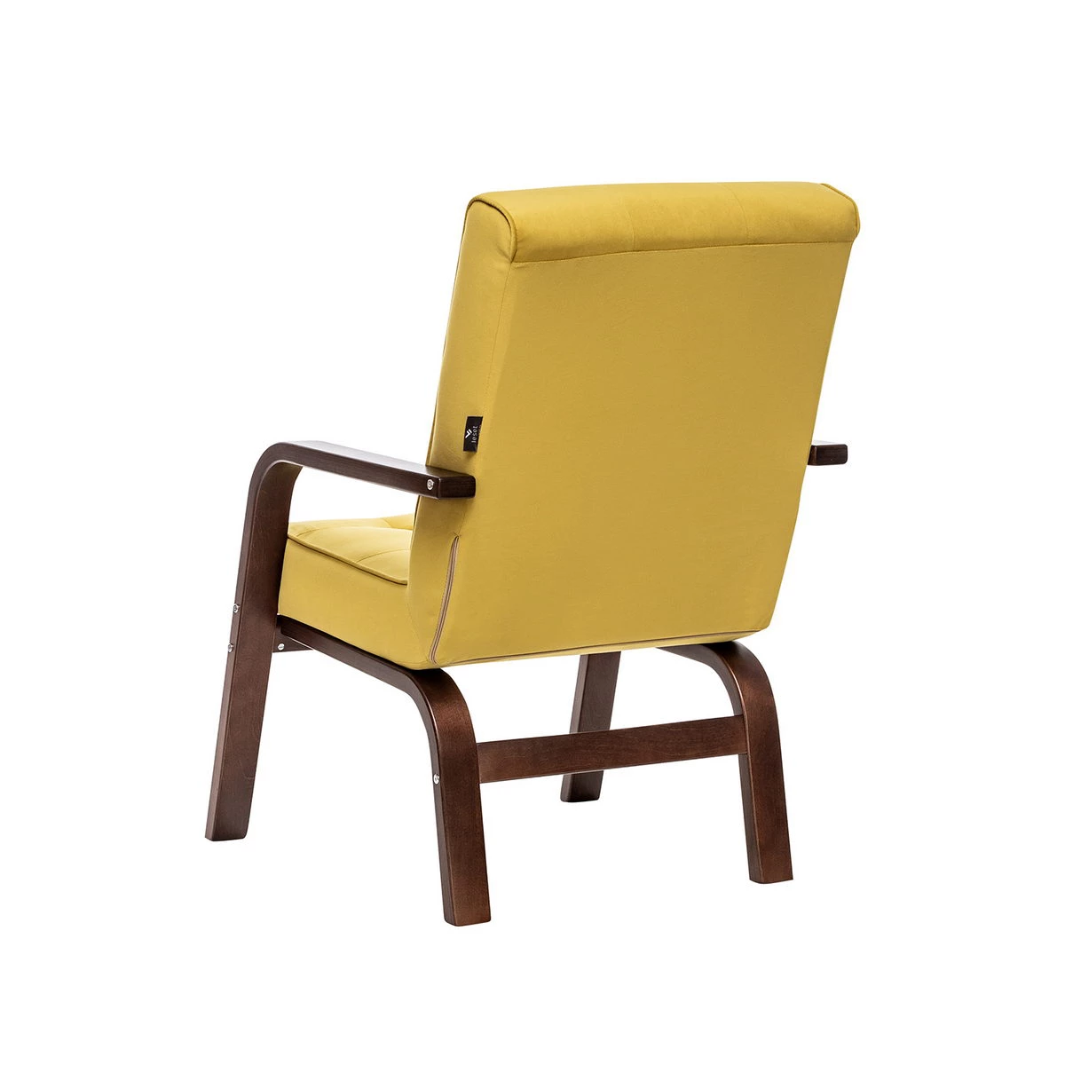 Кресло Leset Модена (Импэкс). Цвет каркаса: Орех текстура; Цвет обивки: V28 желтый