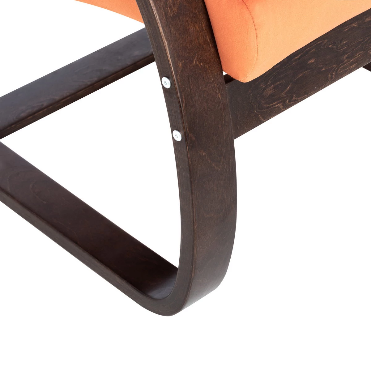 Кресло Leset Монэ (Импэкс). Цвет каркаса: Орех текстура; Цвет обивки: V39 оранжевый