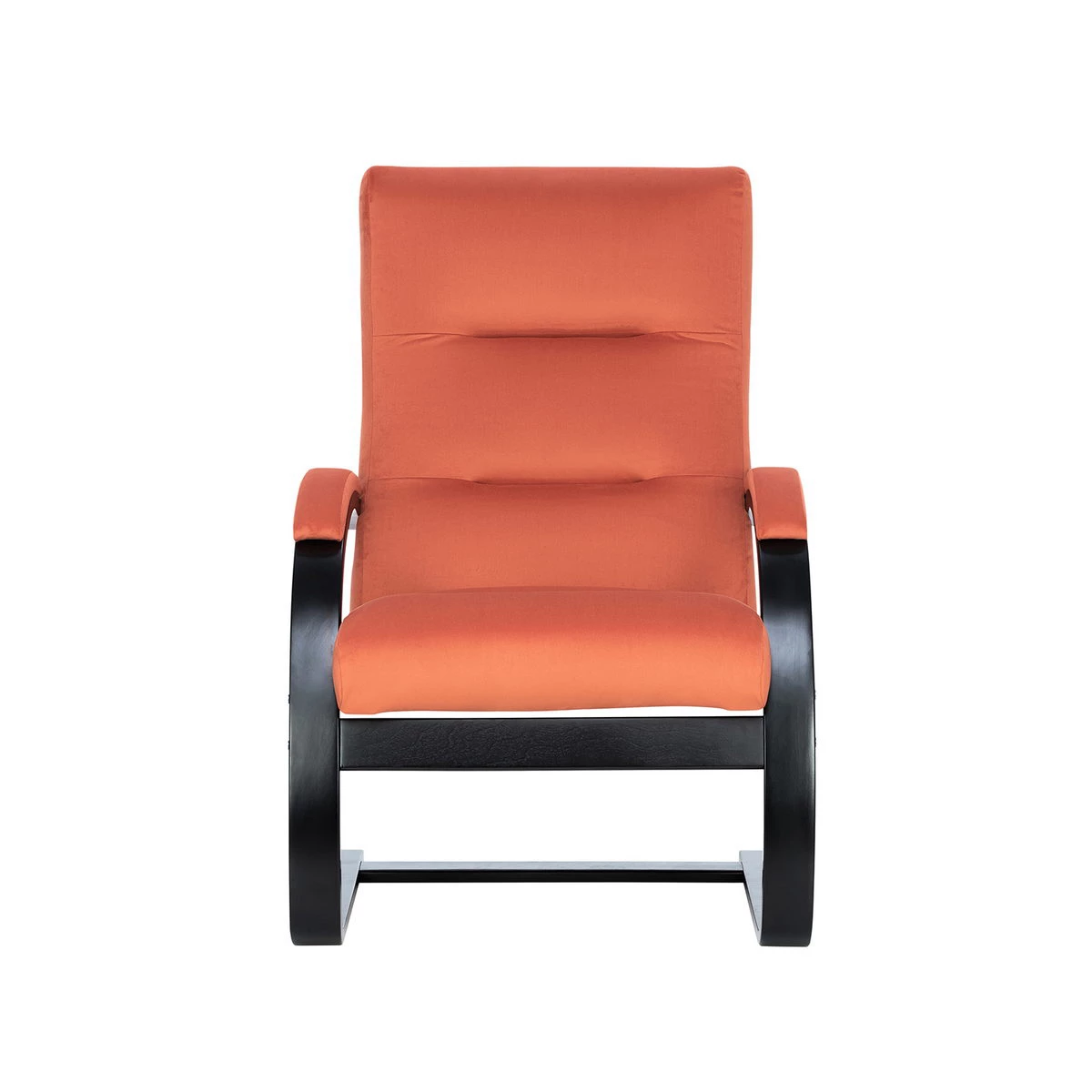 Кресло Leset Монэ (Импэкс). Цвет каркаса: Венге; Цвет обивки: V39 оранжевый