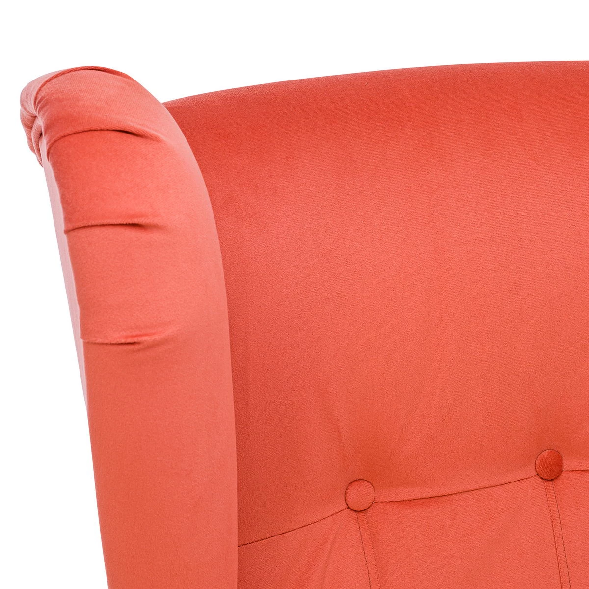 Кресло Leset Монтего (Импэкс). Цвет обивки: V39 оранжевый; Цвет ножек: Венге