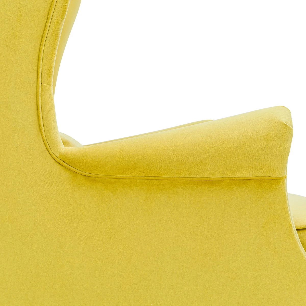 Кресло Leset Винтаж (Импэкс). Цвет обивки: V28 желтый; Цвет ножек: Венге