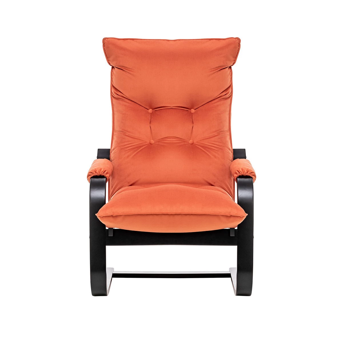 Кресло-трансформер Leset Оливер (Импэкс). Цвет каркаса: Венге; Цвет обивки: V39 оранжевый