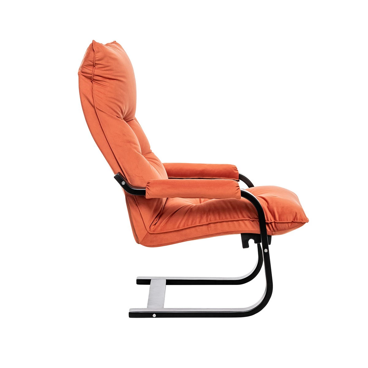 Кресло-трансформер Leset Оливер (Импэкс). Цвет каркаса: Венге; Цвет обивки: V39 оранжевый