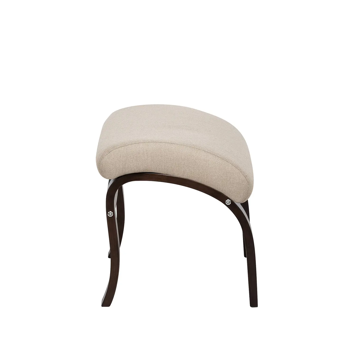 Фото Пуф Leset Универсальный (Орех текстура / Malmo 05 (бежевый)) (Leset (Импэкс мебель)) №3