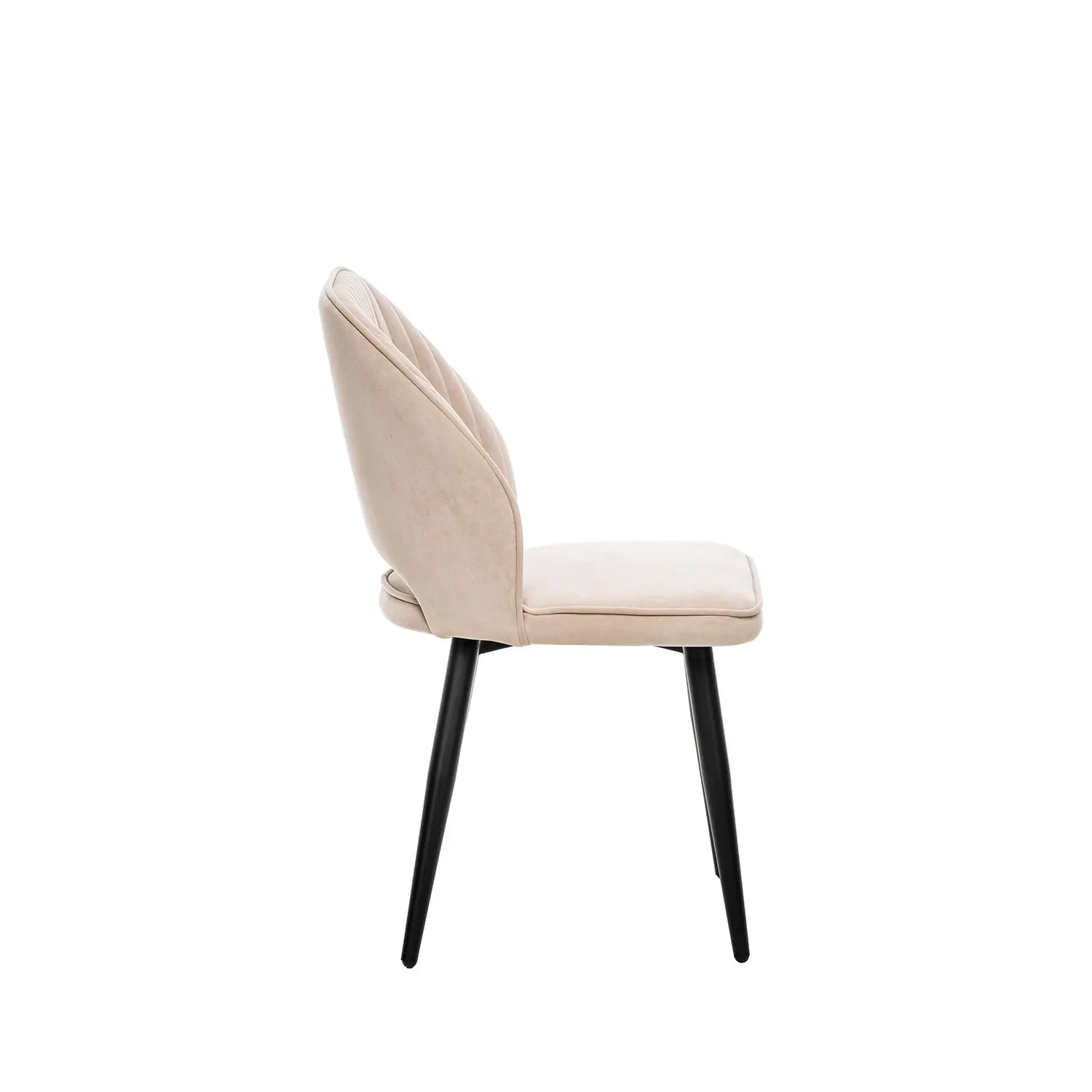 Фото Стул металлический Leset Арман (Чёрный / Бежевый) (Leset (Импэкс мебель)) №4